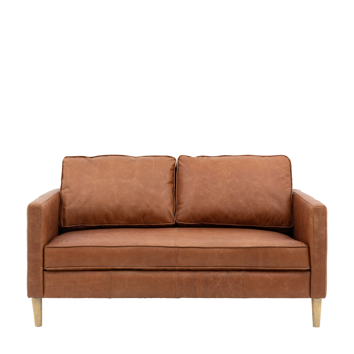 Osborne Vintage Brown Leather 2 Seater Sofa from Sessa Interiors - Living room sofa Ireland