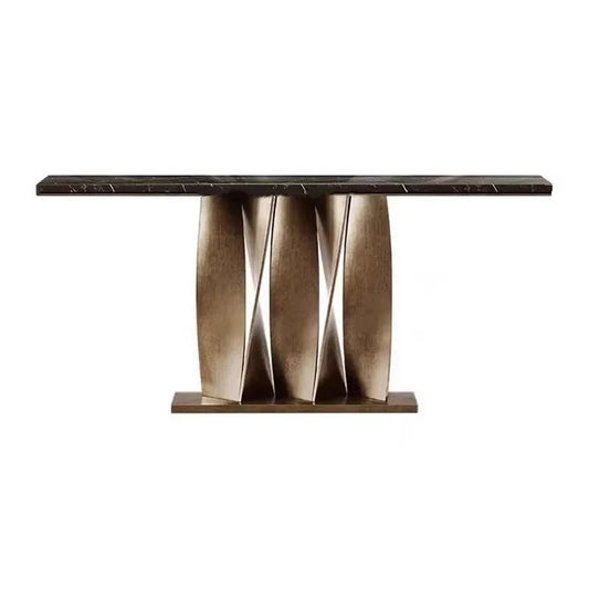 Modern Stainless Steel Console Table – alternate view 2