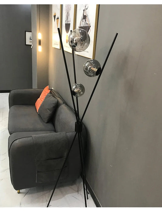 Nordic Personality Creative Simple Tripod Bedroom Study Floor Lamp – alternate view 2