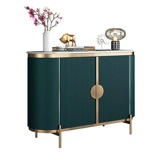 Italian Modern Design Dining Room Buffet Sideboard Home Furniture Wooden Luxury Marble Top Living Room Sid – alternate view 2