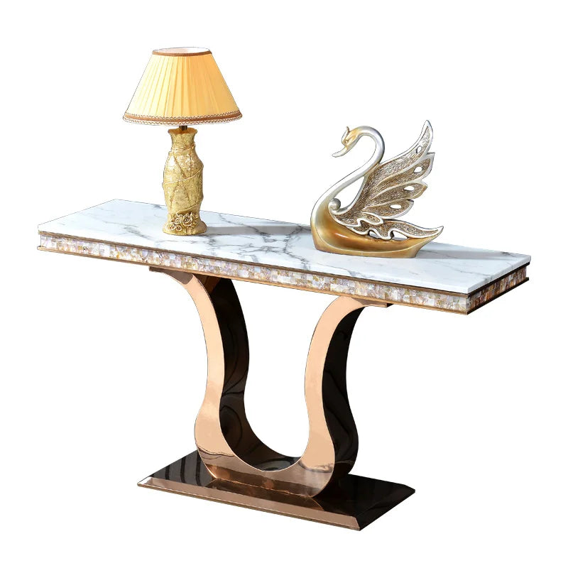 Modern Luxury Marble Console Table – Custom Made Entryway Furniture