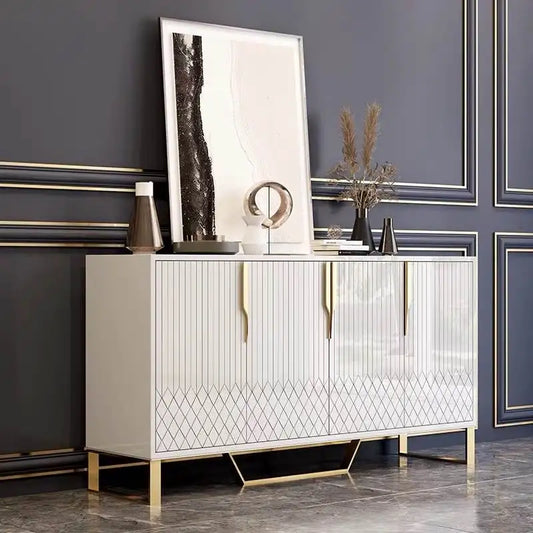 Light Luxury Storage Sideboard with Modern Minimalist Nordic Design, Multifunctional Decorative Side Cabin – alternate view 2