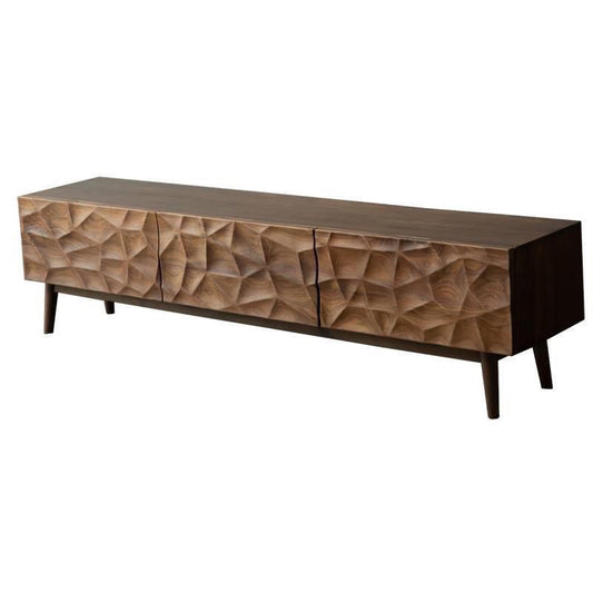 Italian Solid Nordic Carved For TV Unit – alternate view 2