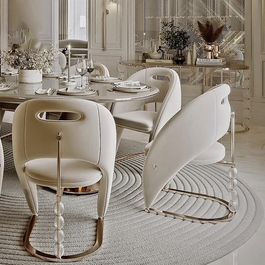 Italian Light Luxury Designer Armchair