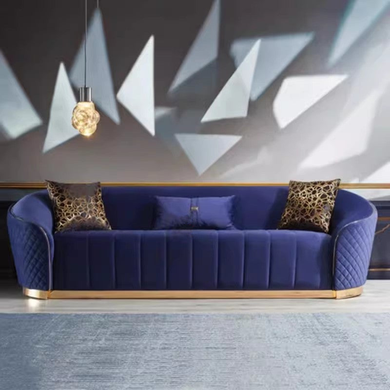 Blue Velvet Luxury Sofa