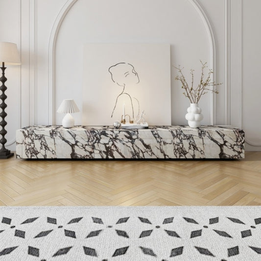 French Marble Rock Plate For TV Unit – alternate view 2