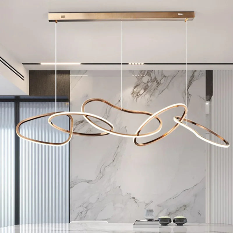 Abstract LED Pendant Light – Modern Decorative Ceiling Lamp for Dining & Bedroom