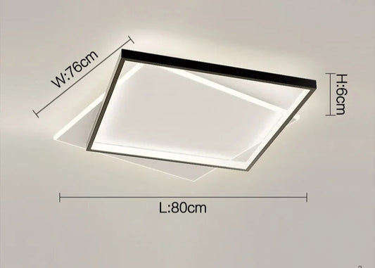 Ultra-Thin Square LED Ceiling Light – alternate view 2