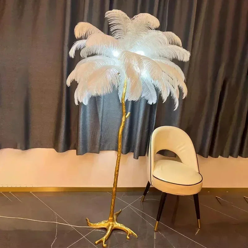 Nordic Feather Luxury Floor Lamp