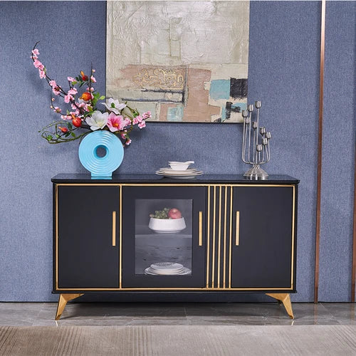 Modern Minimalist Low Cabinet Sideboard – Multifunctional Side Cabinet for Home, Living Room – alternate view 2