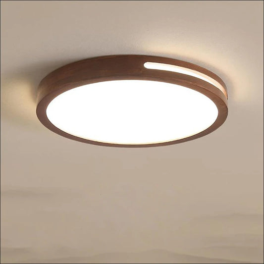 Ultra-Thin Wooden LED Ceiling Light – alternate view 2