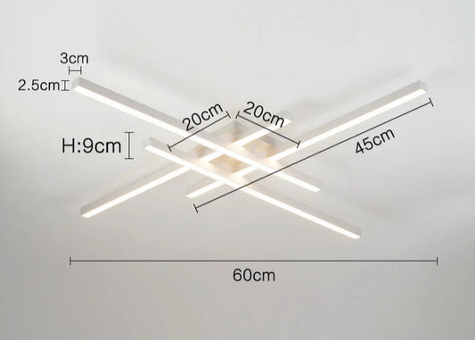 Modern Nordic Ceiling Light for Living Room – alternate view 2
