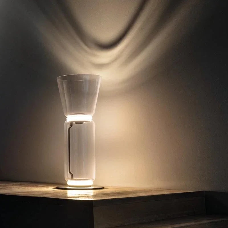 Italian Glass Designer Floor Lamp