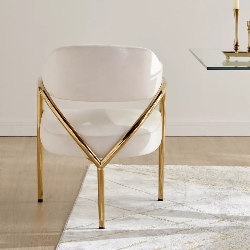 Light Luxury Leather Dining Chair – Custom Made Dining Chair