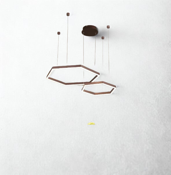 Hexagon LED Pendant Chandelier