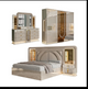 Modern Luxury Wooden Upholstered Bedroom Set – Custom Made Bedroom Furniture