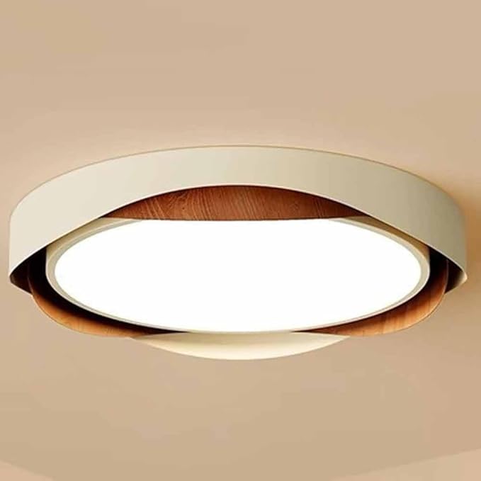 Wabi-Sabi Wood Grain LED Ceiling Light