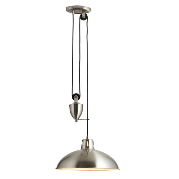 Polka Pendant Light - Satin Nickel from SSS Home Needs - Pendant lighting Ireland