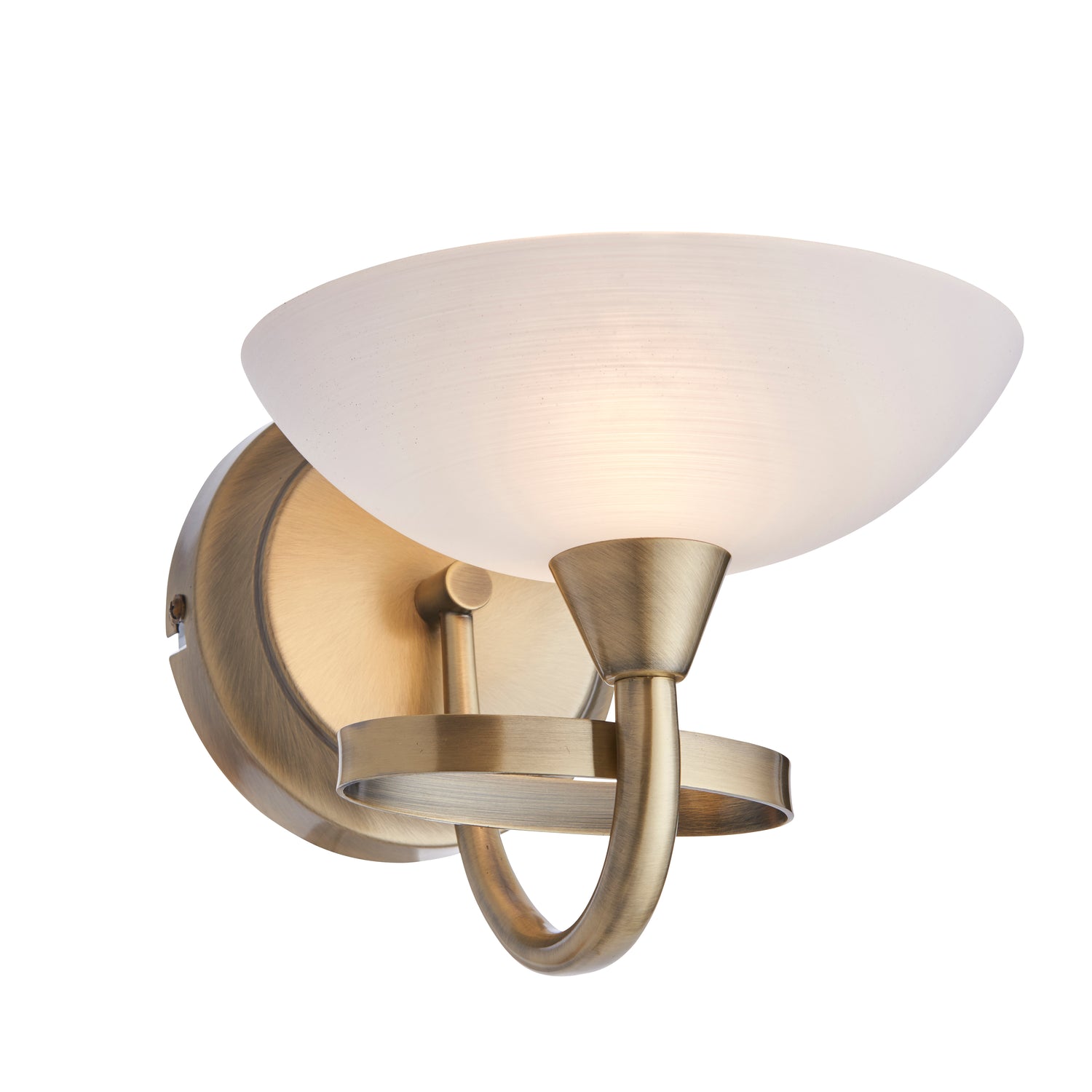 Cagney Wall Light Antique Brass from Sessa Interiors - Wall lighting Ireland
