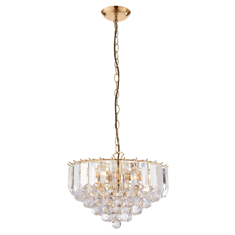 Fargo 3 Pendant Light - Brass from SSS Home Needs - Pendant lighting Ireland