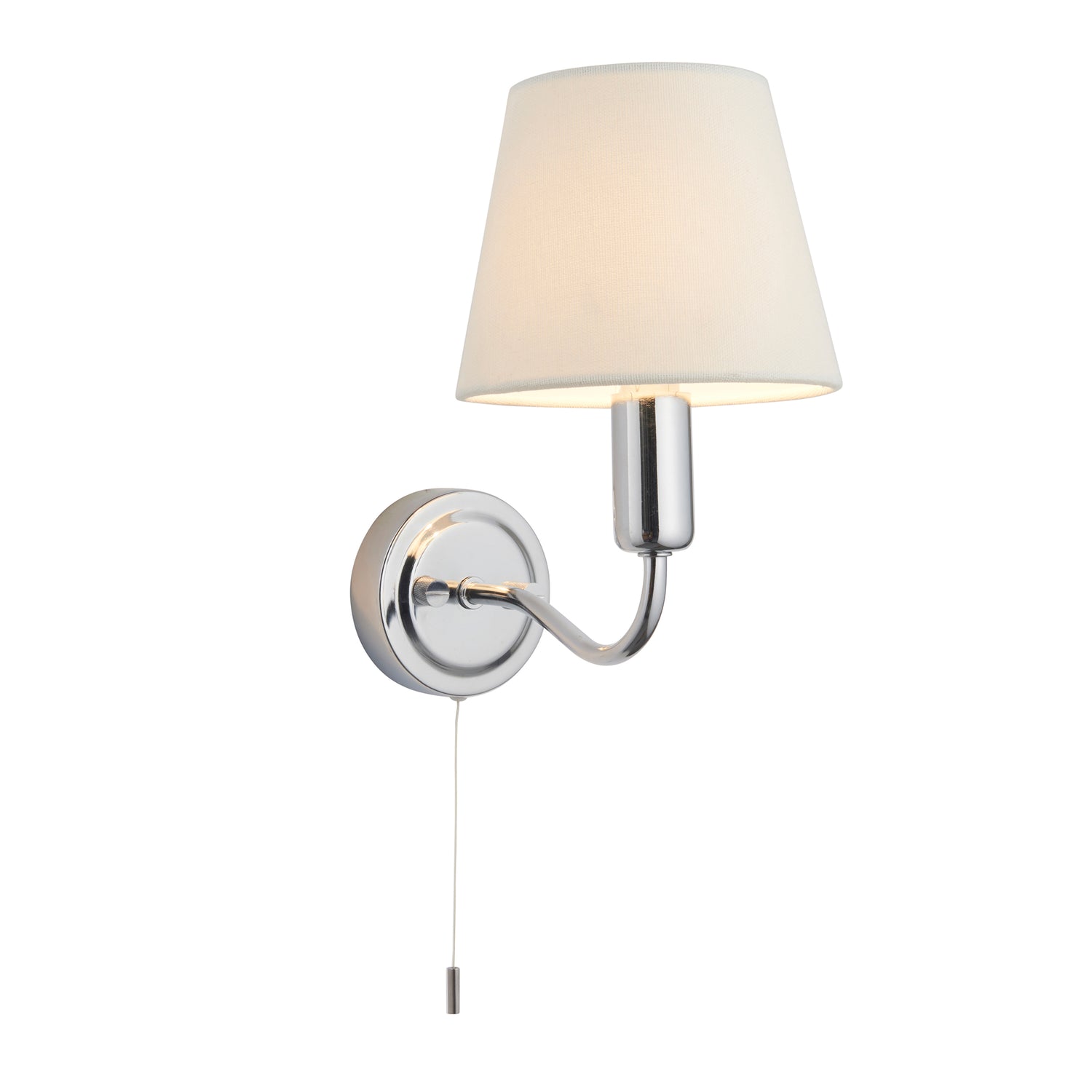 Conway Bathroom 1 Wall Light Chrome from Sessa Interiors - Wall lighting Ireland