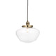 Camberley 1 Pendant Light - Antique Brass Clear from SSS Home Needs - Pendant lighting Ireland