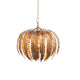 Delphine 1 Pendant Light - Gold Leaf from SSS Home Needs - Pendant lighting Ireland