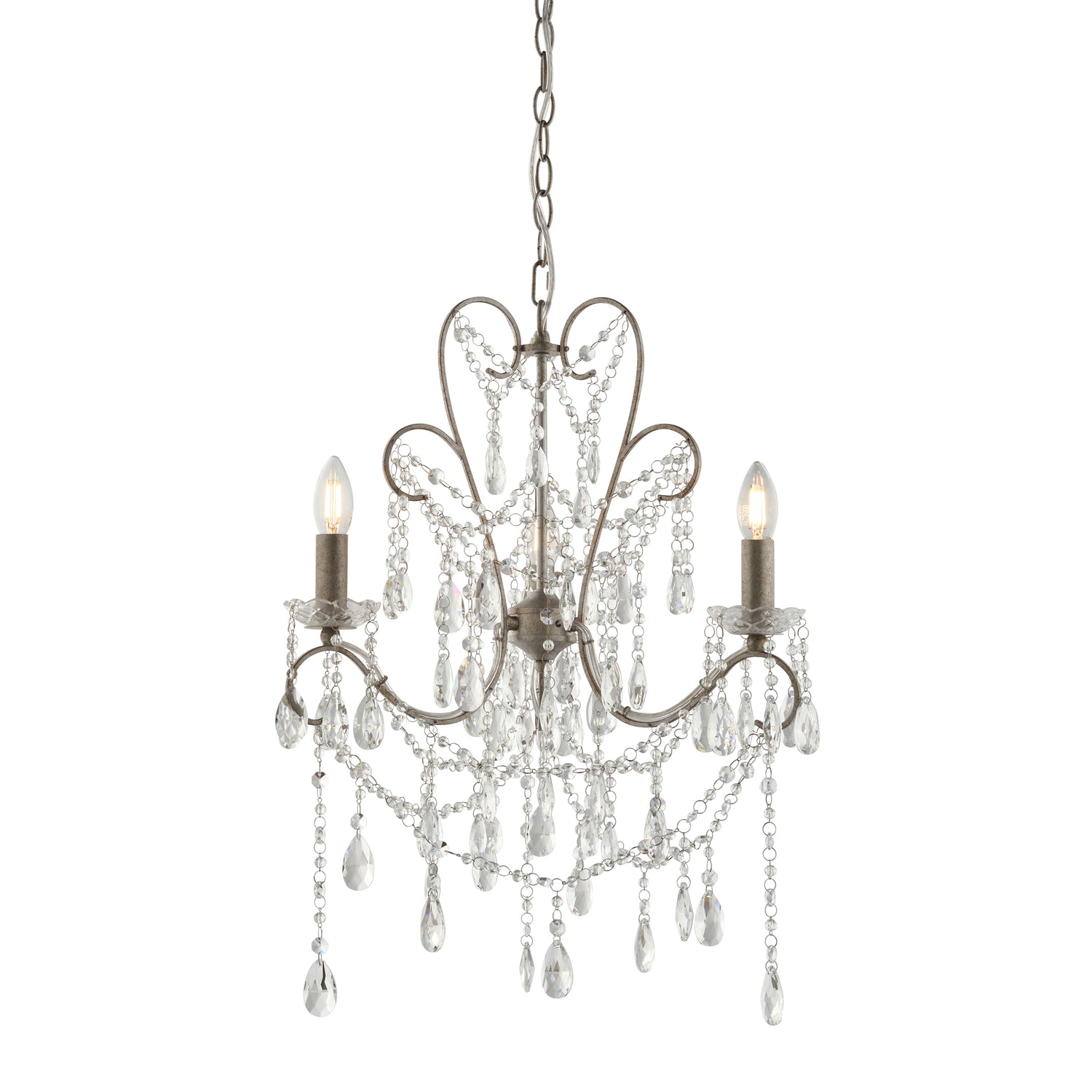 Berkley 3 Pendant Light - Aged Silver from SSS Home Needs - Pendant lighting Ireland
