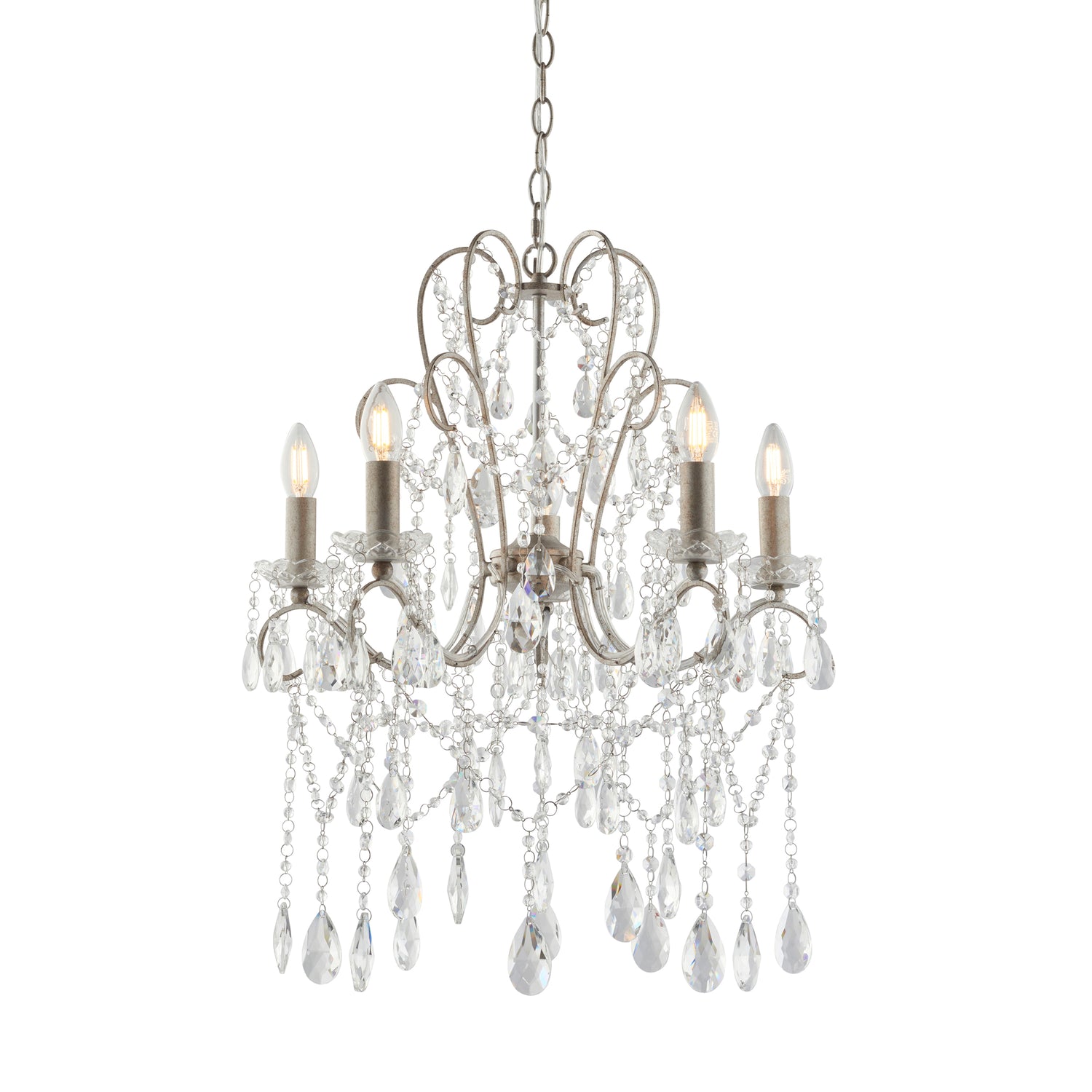 Berkley 5 Pendant Light - Aged Silver from SSS Home Needs - Pendant lighting Ireland