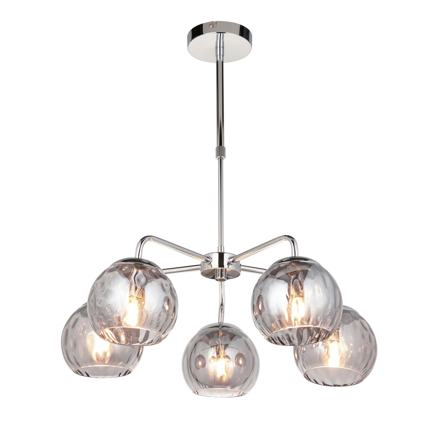 Dimple 5 Pendant Light - Chrome from SSS Home Needs - Pendant lighting Ireland