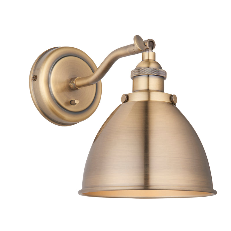 Franklin Wall Light Antique Brass from SSS Home Needs - Wall lighting Ireland
