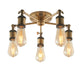 Hal 5 Ceiling Light - Antique Brass from SSS Home Needs - Ceiling lighting Ireland