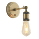 Hal Wall Light without Shade Antique Brass from SSS Home Needs - Wall lighting Ireland