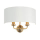 Highclere 2 Wall Light Antique Brass from SSS Home Needs - Wall lighting Ireland