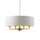 Highclere 8 Pendant Light - Antique Brass from SSS Home Needs - Pendant lighting Ireland