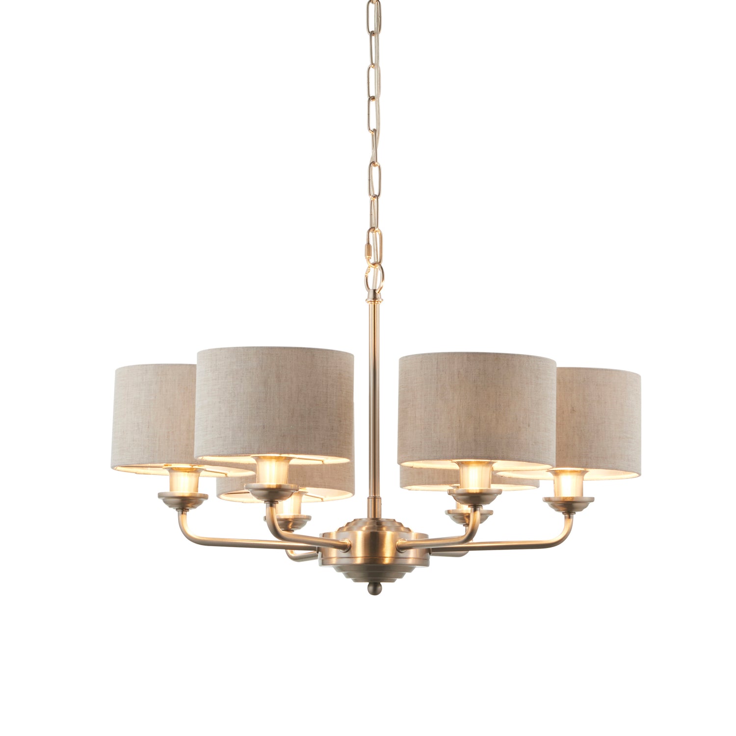 Highclere 6 Pendant Light - Chrome from SSS Home Needs - Pendant lighting Ireland