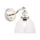 Hansen 1 Wall Light Bright Nickel from SSS Home Needs - Wall lighting Ireland