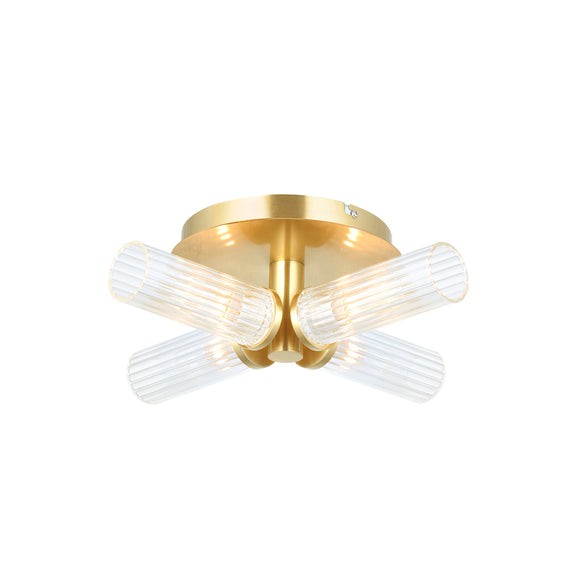 Talo Bathroom 4 Ceiling Light - Brass from SSS Home Needs - Ceiling lighting Ireland
