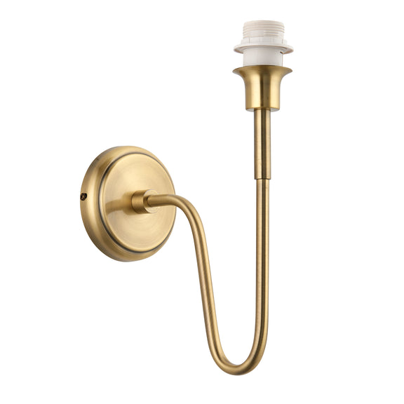 Rouen 1 Wall Light Antique Brass from SSS Home Needs - Wall lighting Ireland