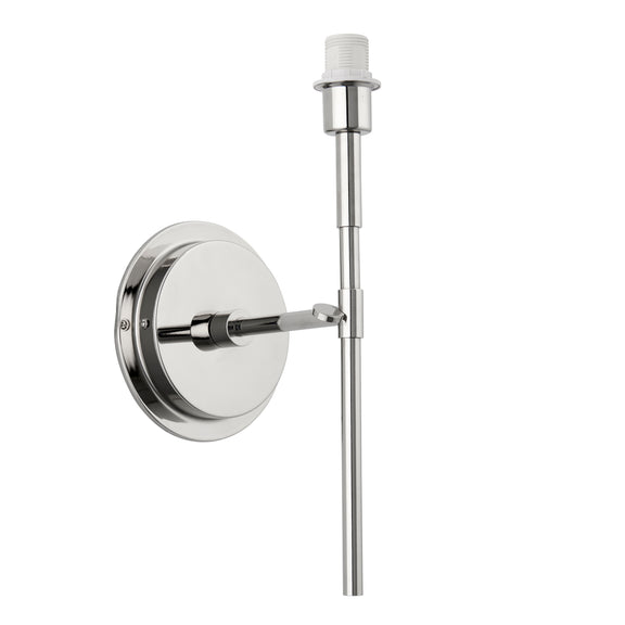 Rennes 1 Wall Light Fitting Nickel from SSS Home Needs - Wall lighting Ireland