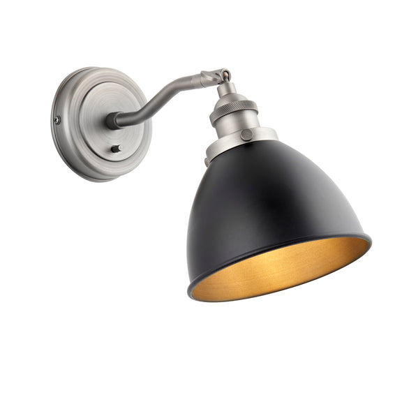 Franklin 1 Wall Light Pewter from SSS Home Needs - Wall lighting Ireland