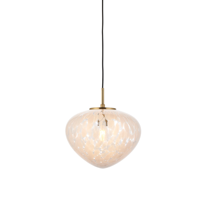 Mali 1 Pendant Light - Satin Brass from SSS Home Needs - Pendant lighting Ireland