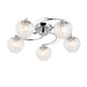 Mesmer 5 Ceiling Light - Chrome from SSS Home Needs - Ceiling lighting Ireland