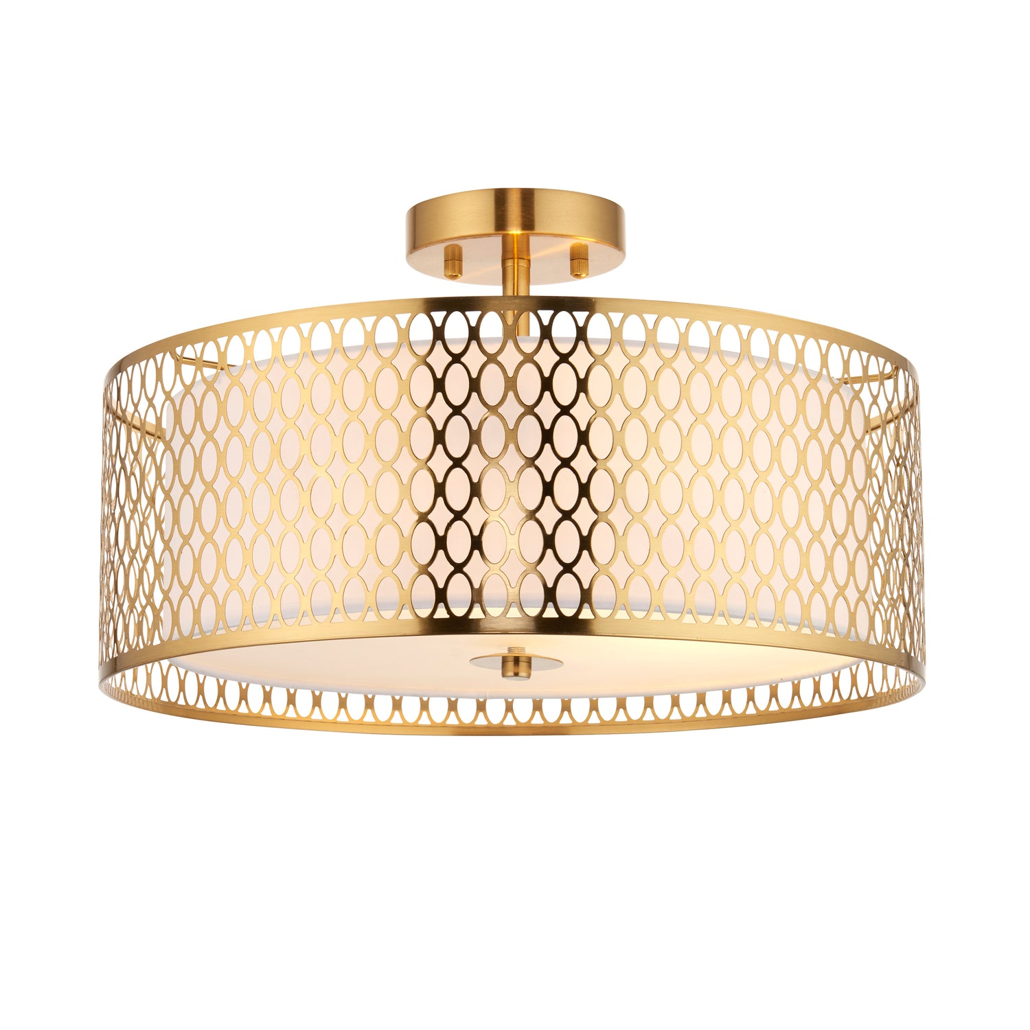 Cordero Ceiling Lamp - Gold & White from SSS Home Needs - Ceiling lighting Ireland