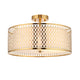 Cordero Ceiling Lamp - Gold & White from SSS Home Needs - Ceiling lighting Ireland