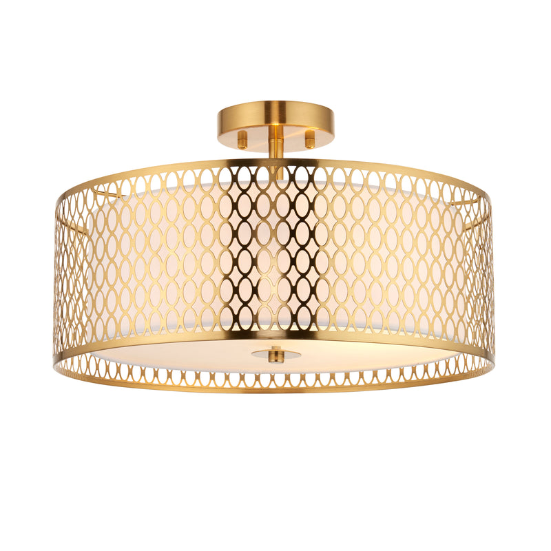 Cordero Ceiling Lamp - Gold & White from SSS Home Needs - Ceiling lighting Ireland