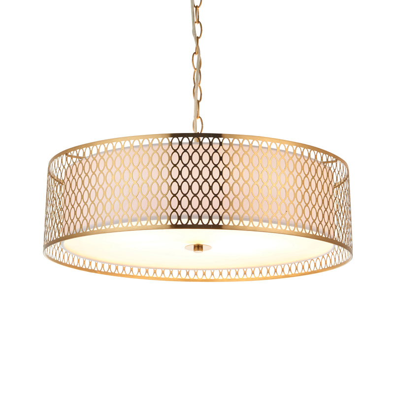 Cordero Pendant Light - Gold White from SSS Home Needs - Pendant lighting Ireland