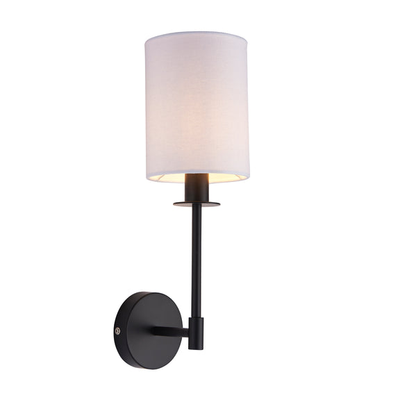 Sancerre 1 Wall Light Matt Black from SSS Home Needs - Wall lighting Ireland