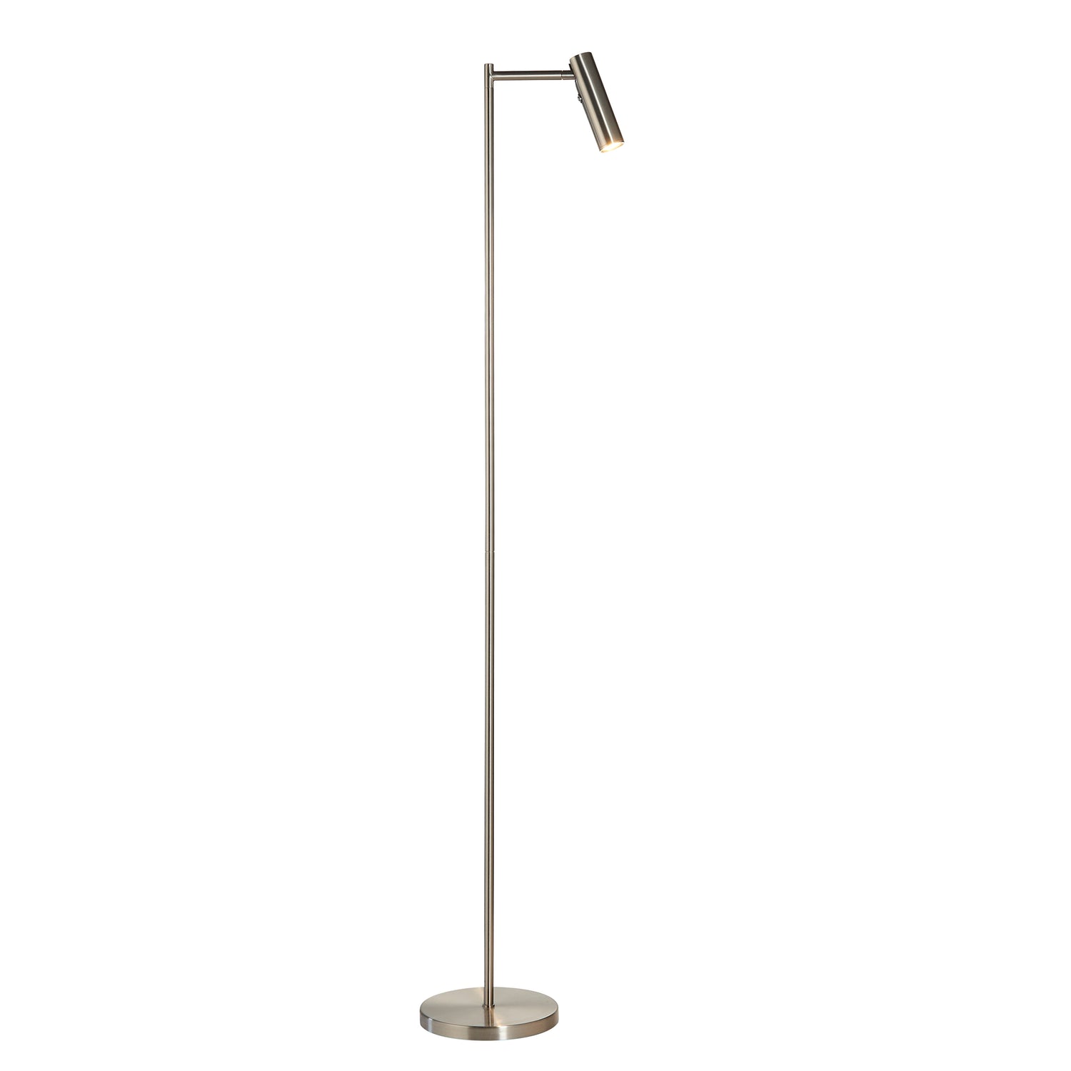 Dedicated Reader 1 Floor Lamp - Satin Nickel from SSS Home Needs - Floor lighting Ireland