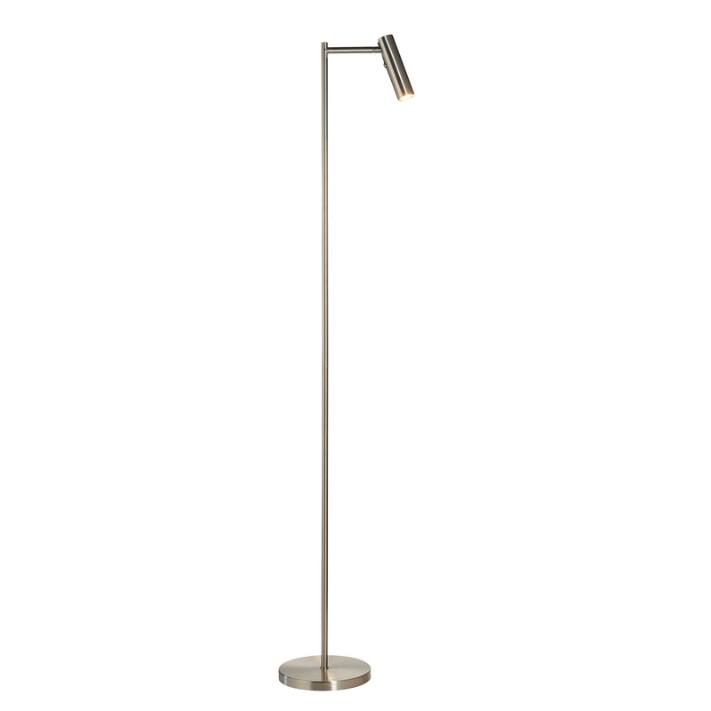 Dedicated Reader 1 Floor Lamp - Satin Nickel from SSS Home Needs - Floor lighting Ireland